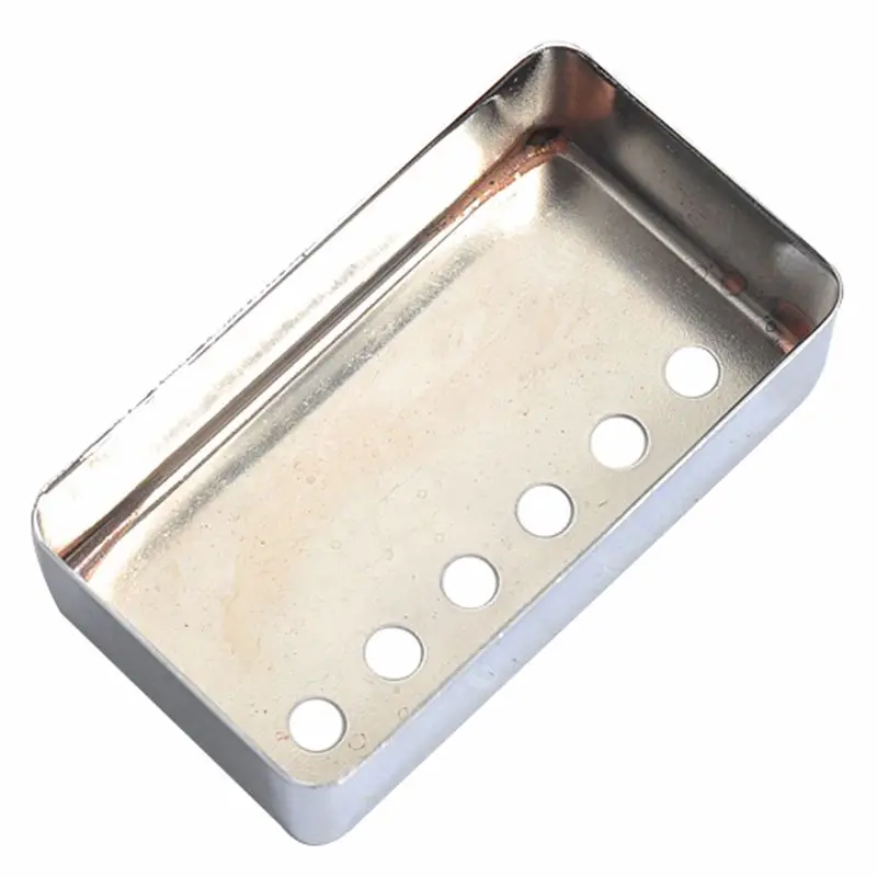 

2x Humbucker Neck & Bridge Guitar Pickup Covers Chrome High Quality