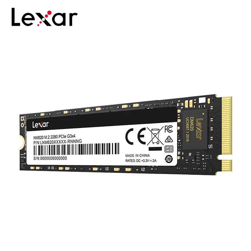 Verkauf Ursprüngliche Lexar SSD NM620 NVme M.2 2280 1TB Hohe Leistung Computer Interne Solid State Drive Bis Zu 3300 MB/s Lesen Lagerung Disk