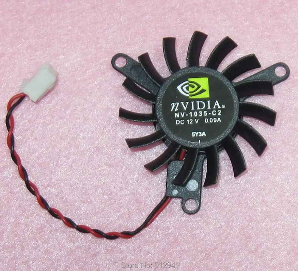 R15 ADDA AB6812MX GC0 37 мм видеокарта VGA вентилятор охлаждения Замена 39 12 В 0 09a 2 провода 2Pin