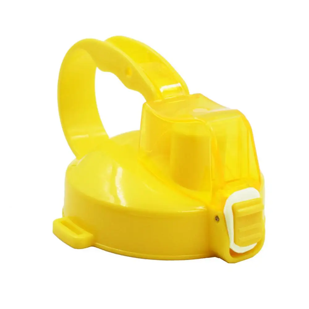 Yellow BuildLife Крышка для бутылки для 2L 3.8L 64oz 128oz галлоновая бутылка с ручкой портативная Питьевая солома ежедневные бутылки - Цвет: Yellow