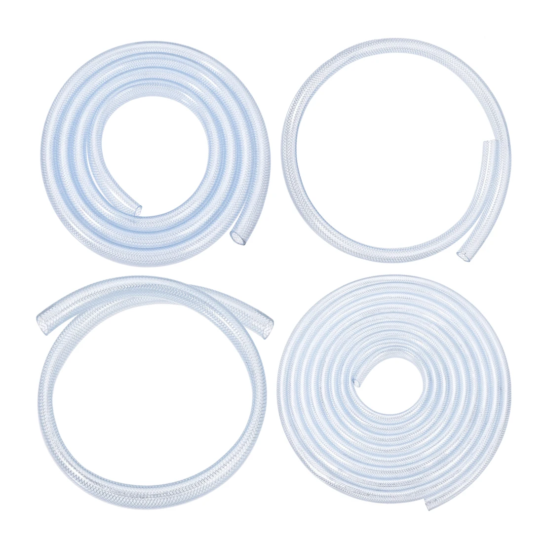 

uxcell 1Pcs PVC Tubing Clear Braided Flexible Heavy-Duty Hose Tube RV Water Line for Oil Fuel Water and Air Lines etc