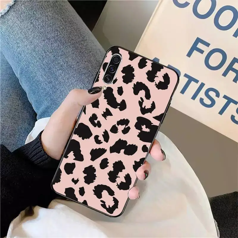 

Leopard color pattern Phone Case For Samsung galaxy A S note 10 7 8 9 20 30 31 40 50 51 70 71 21 s ultra plus