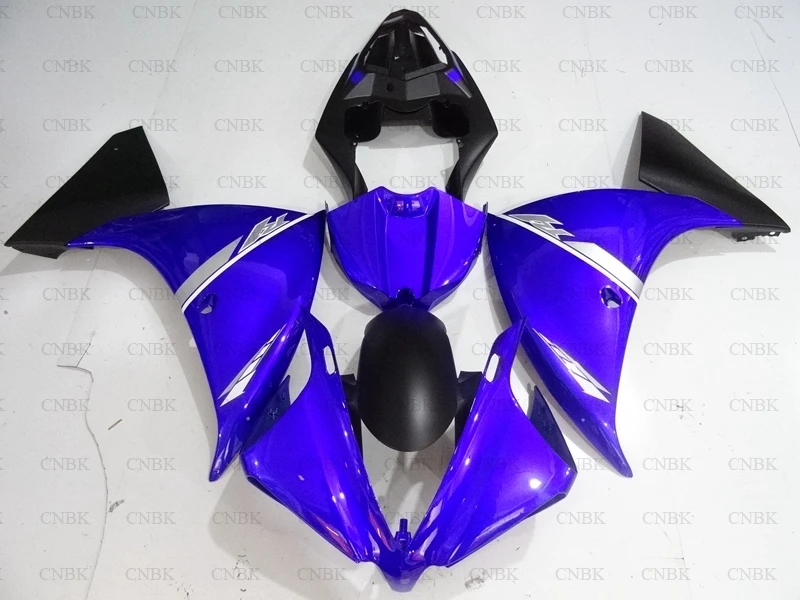 Обтекатели для YZF R1 2012 YZF1000 Пластиковые обтекатели 2013 YAMAHA YZFR1 - 2014 синие Черные |