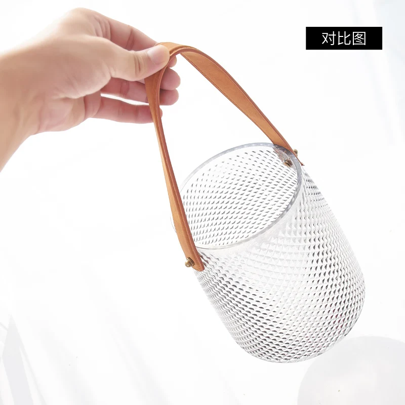 Скандинавские стеклянные вазы для дома Цветочная композиция портативная