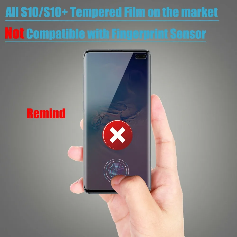 Закаленное Полноразмерное защитное стекло 3D для экрана Samsung Galaxy S8 S9 S10 Note 8 9 10 Plus Lite