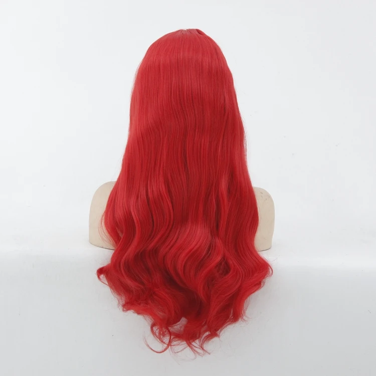 MRWIG средняя часть синтетический передний парик шнурка glueless 1b#2# длинные волнистые термостойкие волокна для женщин