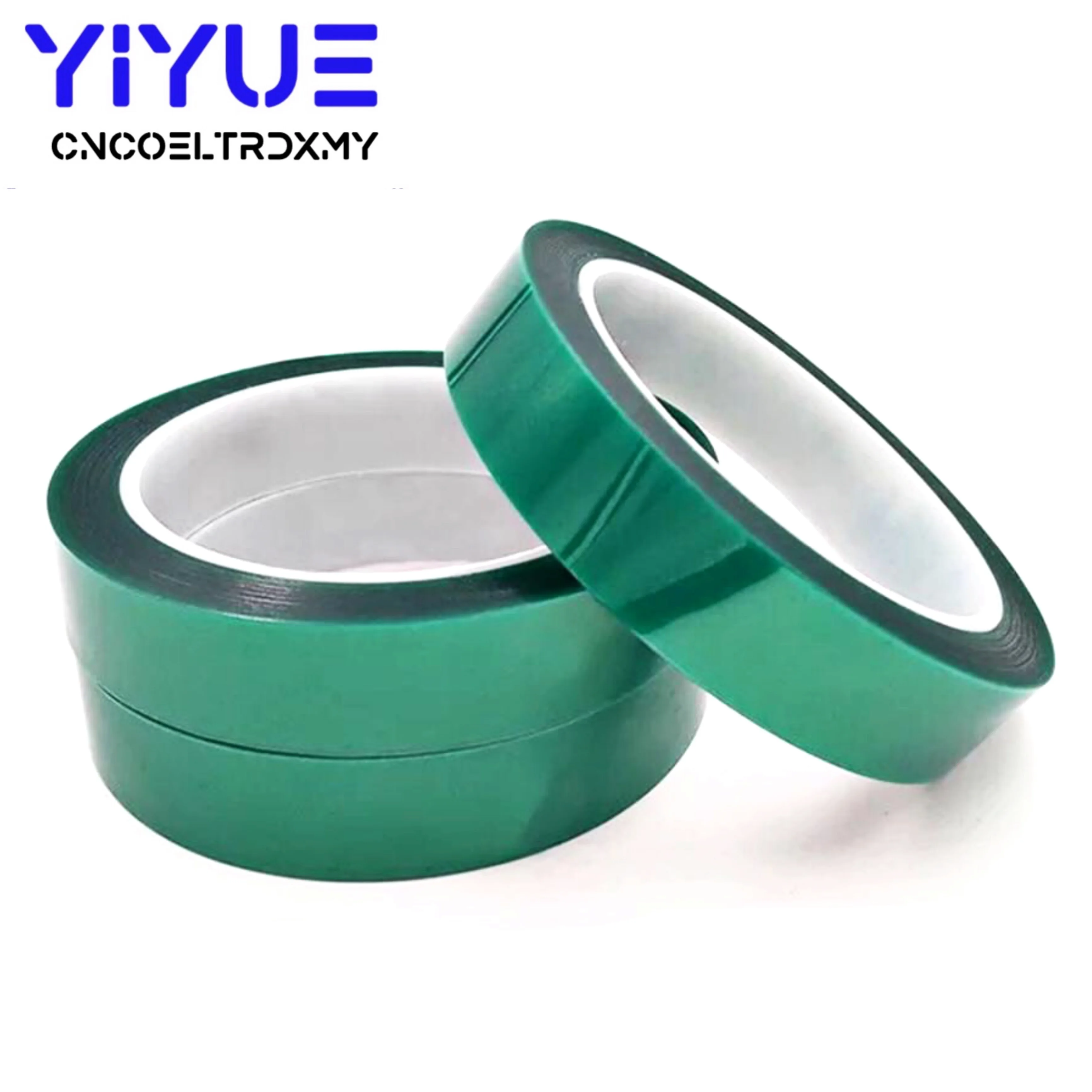 33m x 581012152025mm green high temperature resistant tape polyimide pet tape for electric taskgrillspowder coating free global shipping