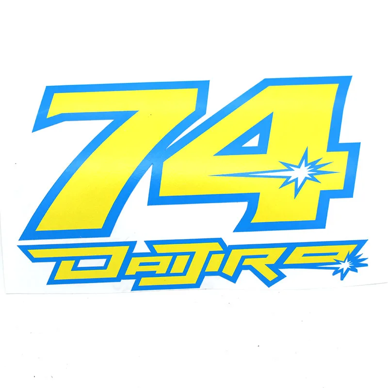 

k-sharp Freeshipping Styling Decorative Marc 74dajro Sticker Fashion Sticker Vinyl Tape For Motorycle Helmet etc