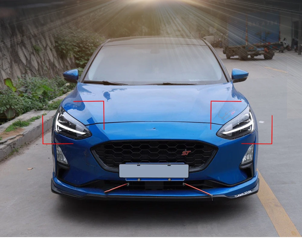 CSCSNL 2 шт. автомобильный Стайлинг для Ford Focus головной светильник s весь светодиодный головной светильник дневной ходовой светильник DRL Bi-светодиодный объектив