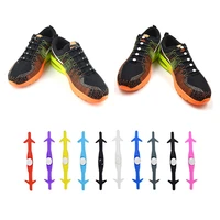 12pcset ving new unisex adult athletic running no tie shoelaces elastic silicone shoelaces all sneakers fit strap shoe lace