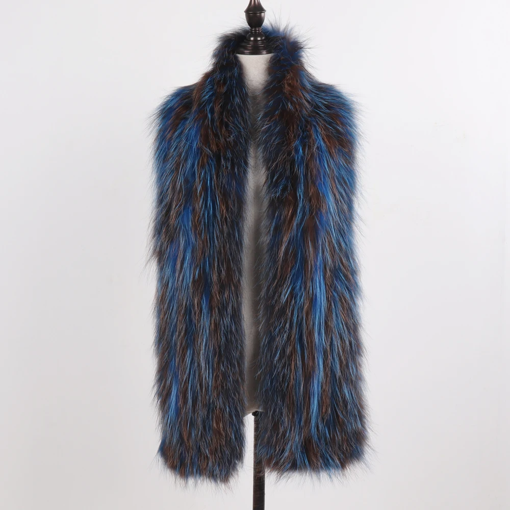 Новинка 2022 брендовый женский шарф из натурального Лисьего меха зимние женские