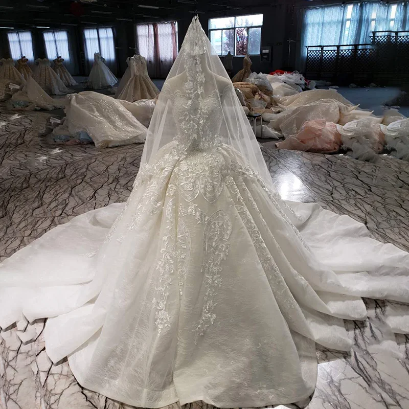 LSS513 винтажное свадебное платье 2020 аппликации с свадебной вуалью o образным