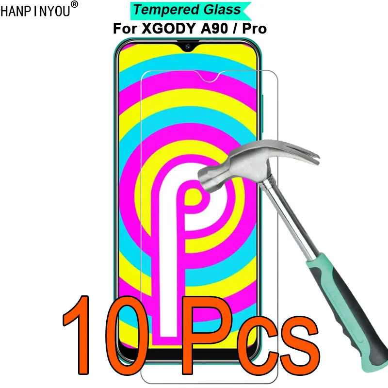 10 шт./лот для XGODY A90 / Pro 9H твердость 2.5D Закаленное стекло пленка защита для экрана
