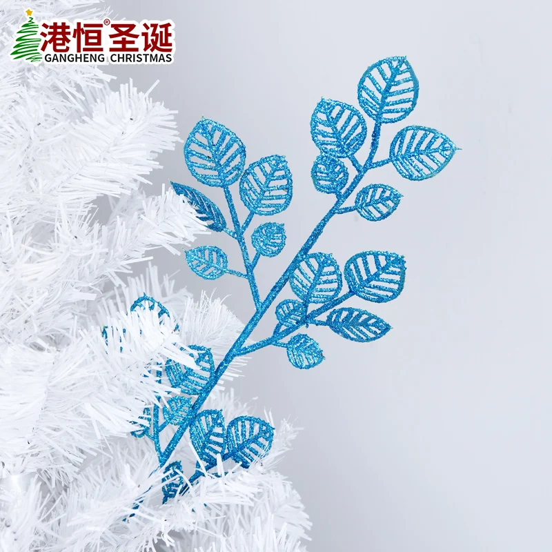 Дерево Цвет Блестящий розовый в виде ажурных листьев Рождественская елка