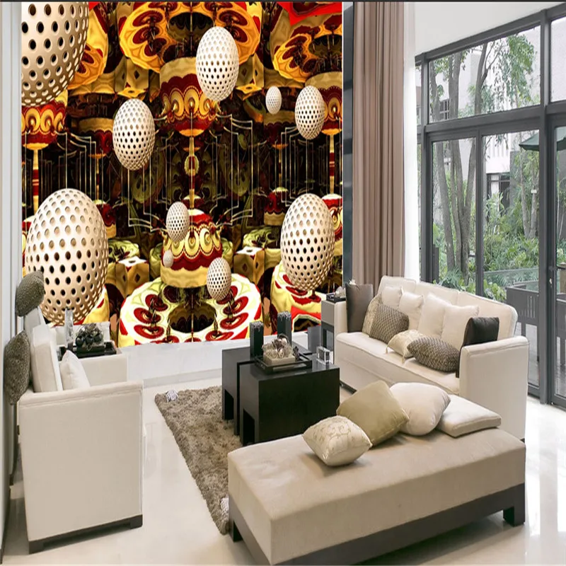 Ретро промышленный ветер 3D стереоскопические шары технология фоновая стена