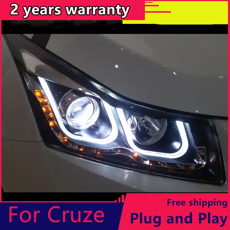 Автомобильный Стайлинг KOWELL для Chevrolet Cruze фары 2009-2014 СВЕТОДИОДНЫЙ DRL Q5 Bi ксеноновые
