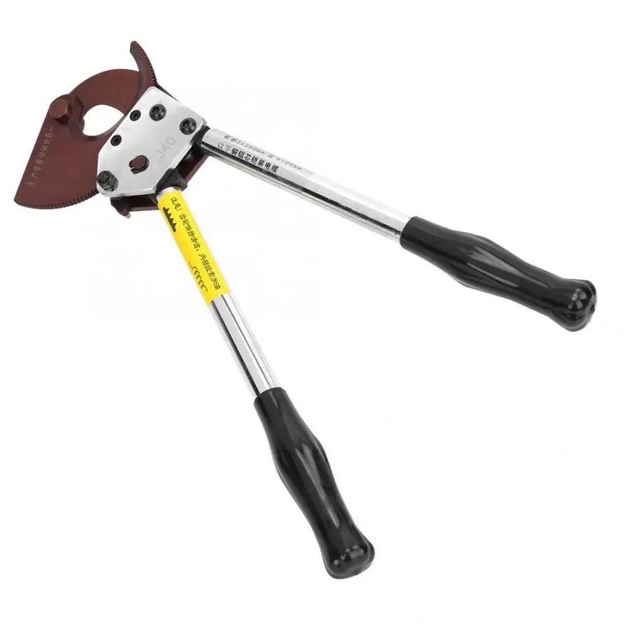 

Manual Ratchet Cable Cutter Industrial Manganese Steel Blade Wire Cutting Hand Tool