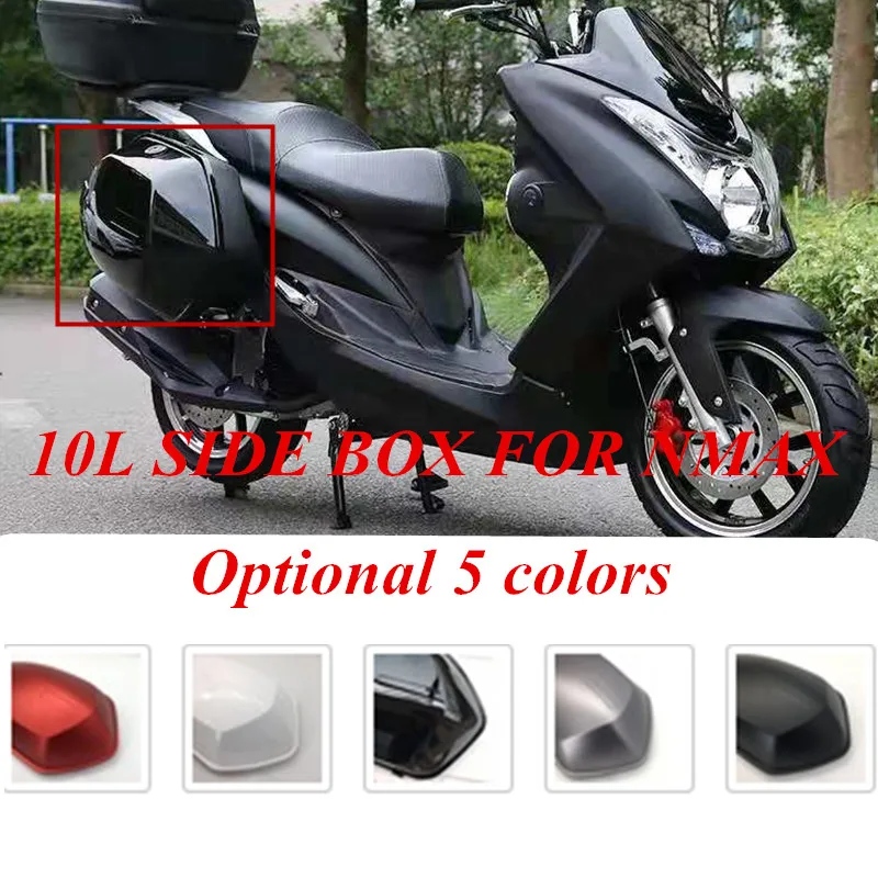 Модифицированный мотоцикл NMAX155 nmax sidebox toolbox saddle Bags боковая Коробка Чехол для багажа со светодиодным поворотом для nmax155