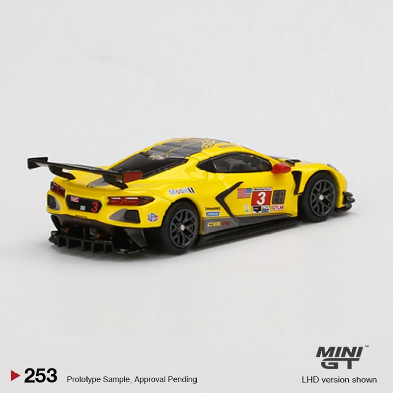 MINI GT 1:64 Chevrolet Corvette C8.R #3 2020 IMSA модель автомобиля из сплава литье под давлением-LHD |
