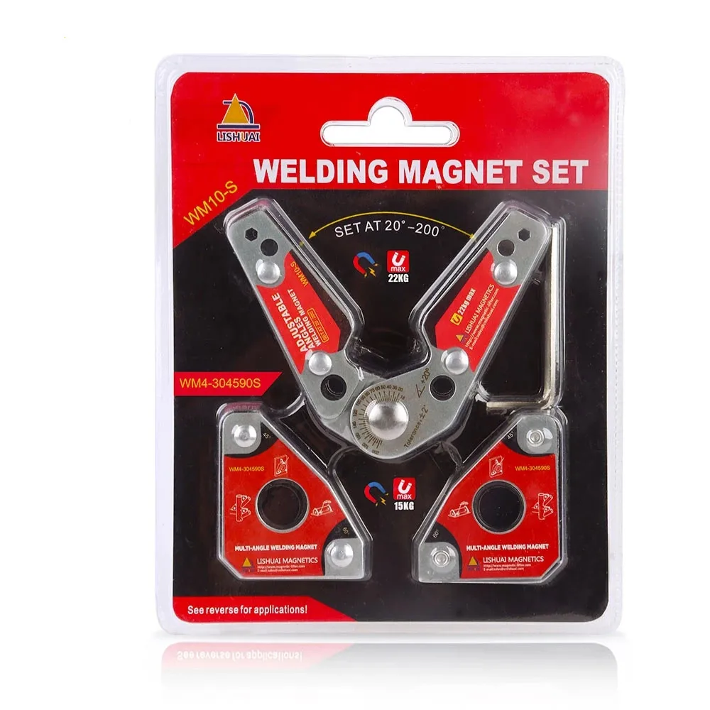 

(3pcs/pack) Mini Multi-angle Welding Magnet+Small Size Adjustable Welding Clamp 20-200 degree Welding Tools Set