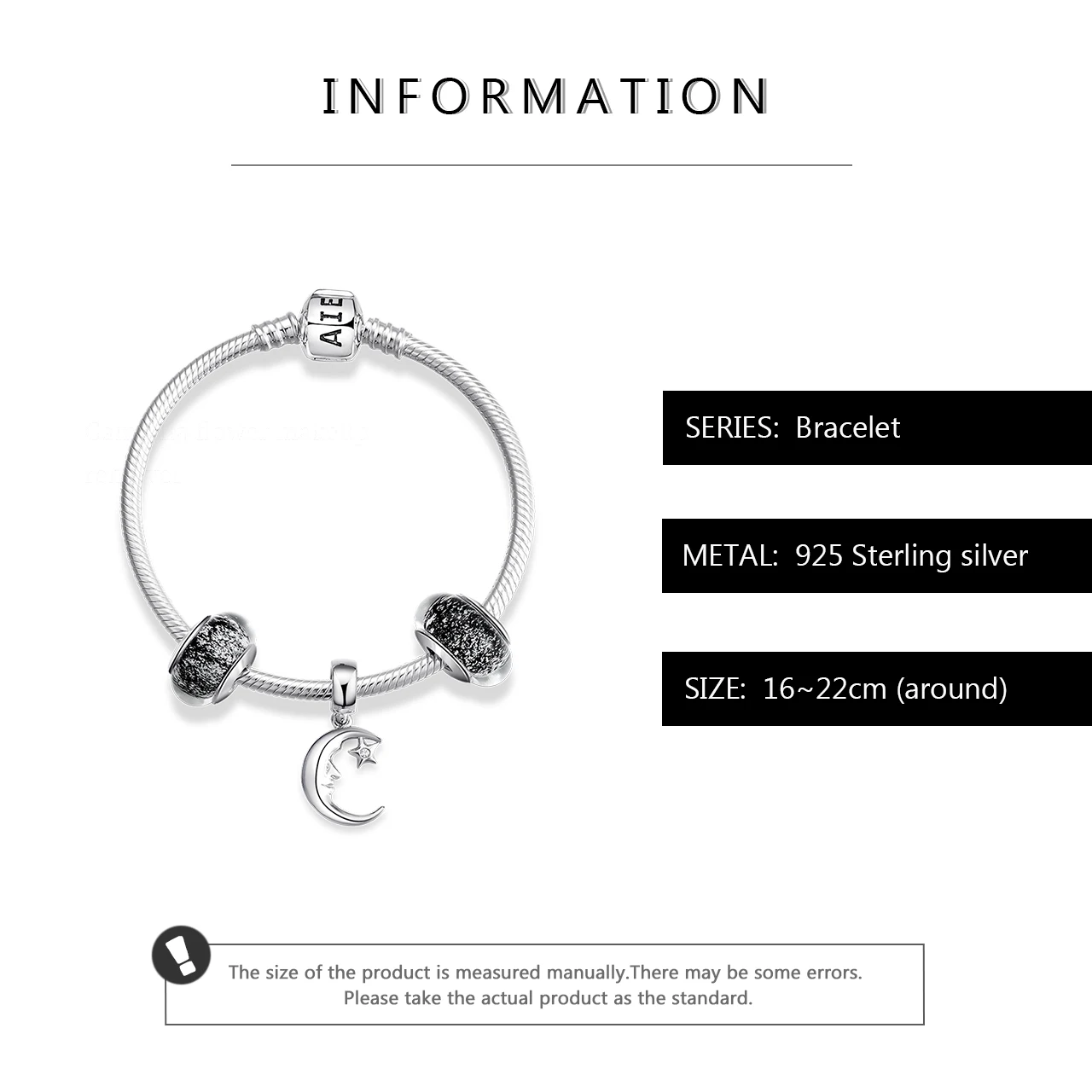 Сладкие сны подлинный 925 пробы Серебряный браслет для девочек змеиная цепочка