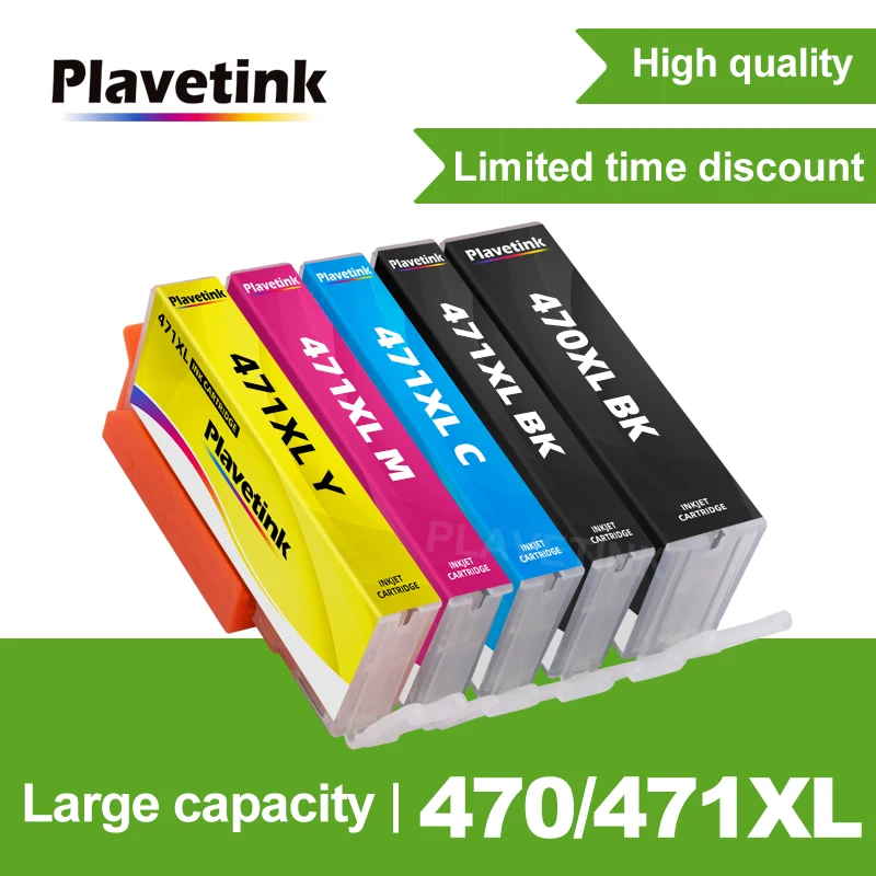 Совместимый чернильный картридж Plavetink для canon PGI 470 PGI470 PIXMA MG5740 MG6840 струйный