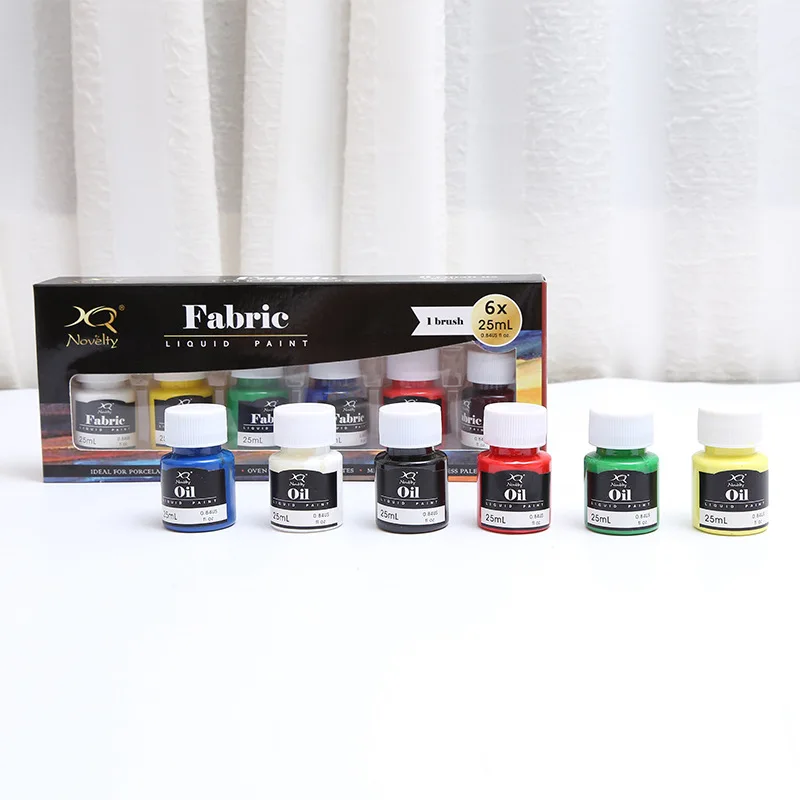 6 цветов x25ml/набор акриловых красок/Набор для рисования гуашью/набор масляных