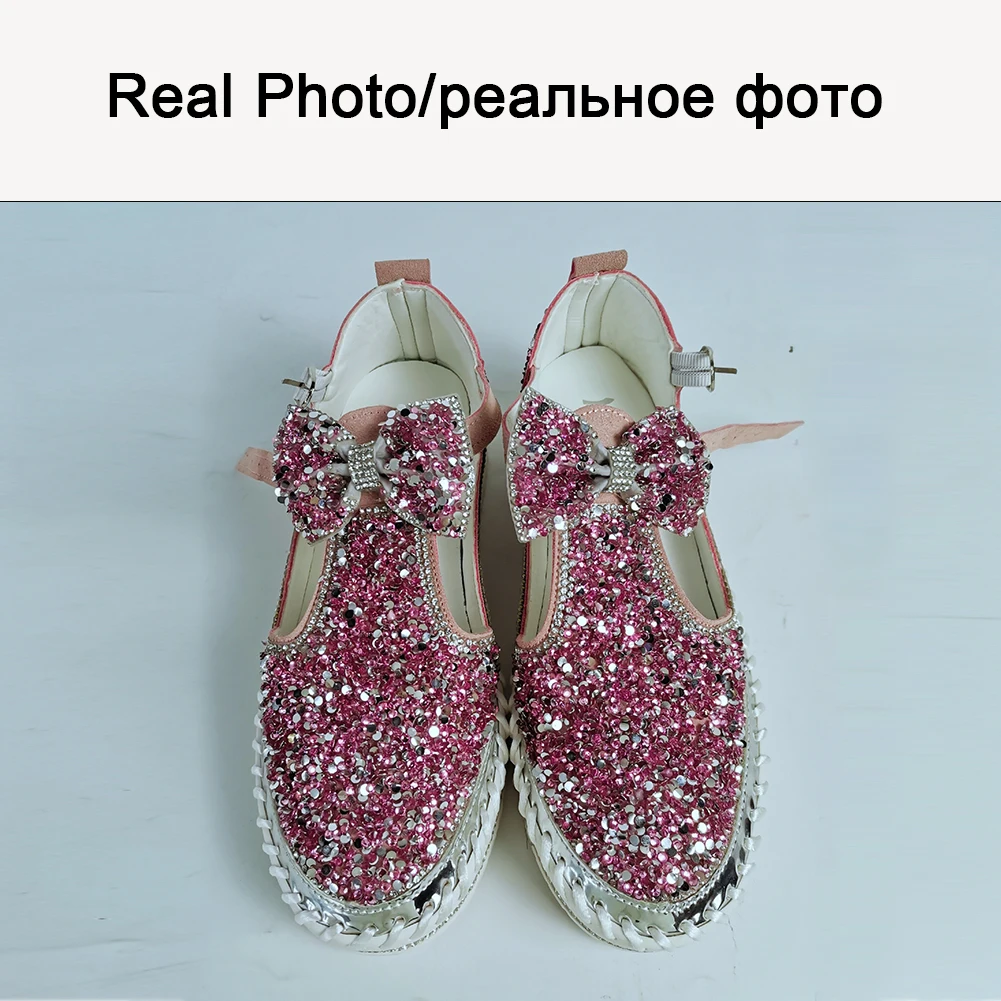 

Fashion butterfly-knot Shoes Summer Casual Flat Sandals Women New Ins Hot Shining Summer Sandals