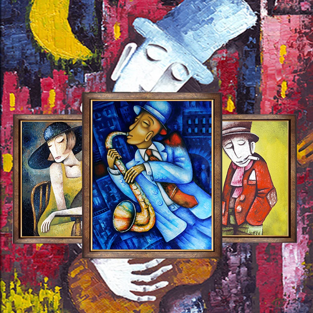 

Abstract Figures Fashion Poster Painting Canvas Print Art Wall Pictures Decerative Living Room Home Decor Industrial Style