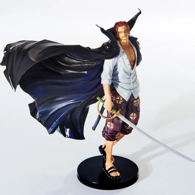 Фигурка Аниме One Piece 19 см Shanks Grand Line Битва за купол ПВХ экшн-фигурка из красных