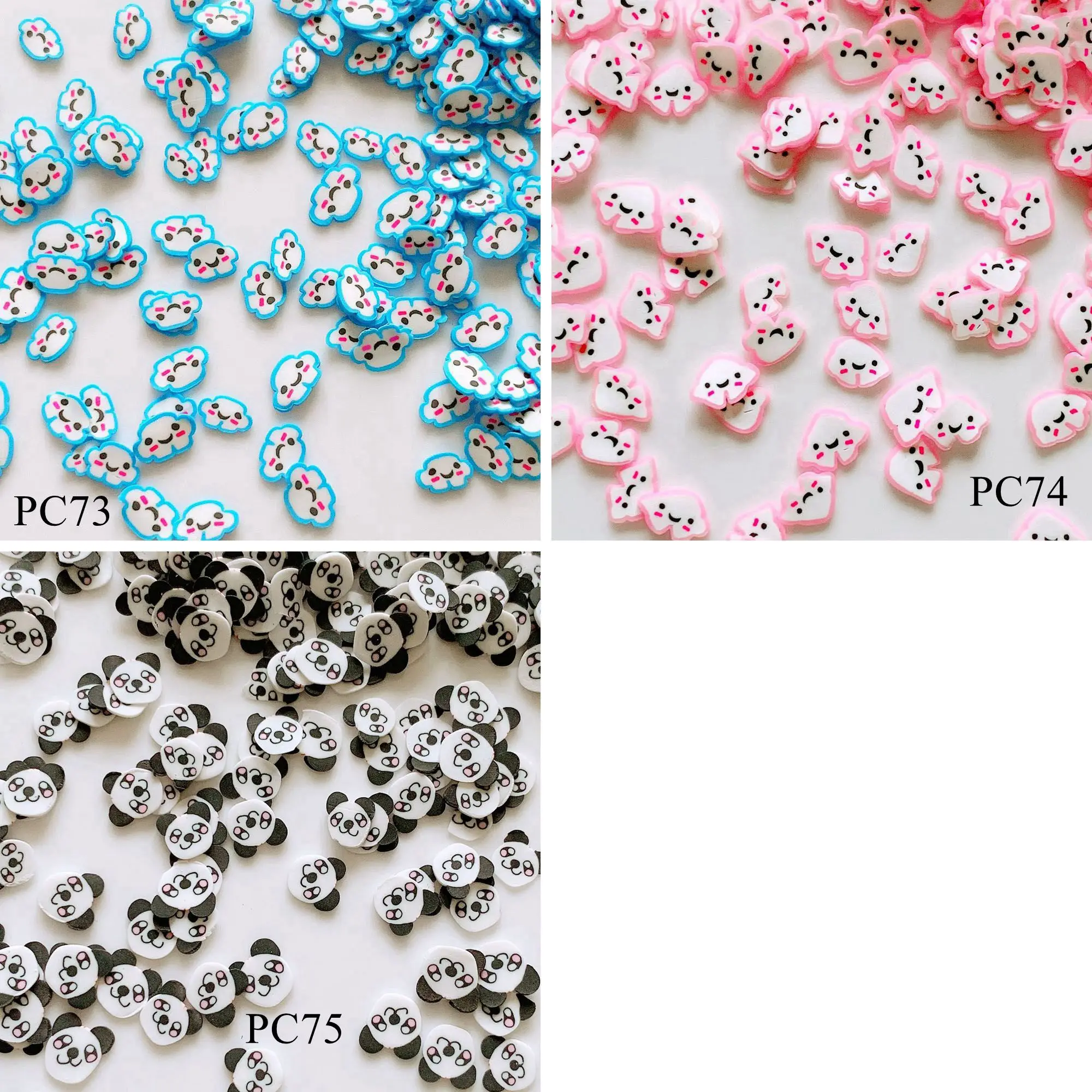 100 г/пакет полимерные глиняные Ломтики для ногтевого дизайна украшения