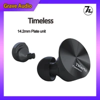 7hz timeless iems hifi 14 2mm plate unit planar diaphragm hifi orthodynami monitor earphones earbuds with detachable mmcx cable