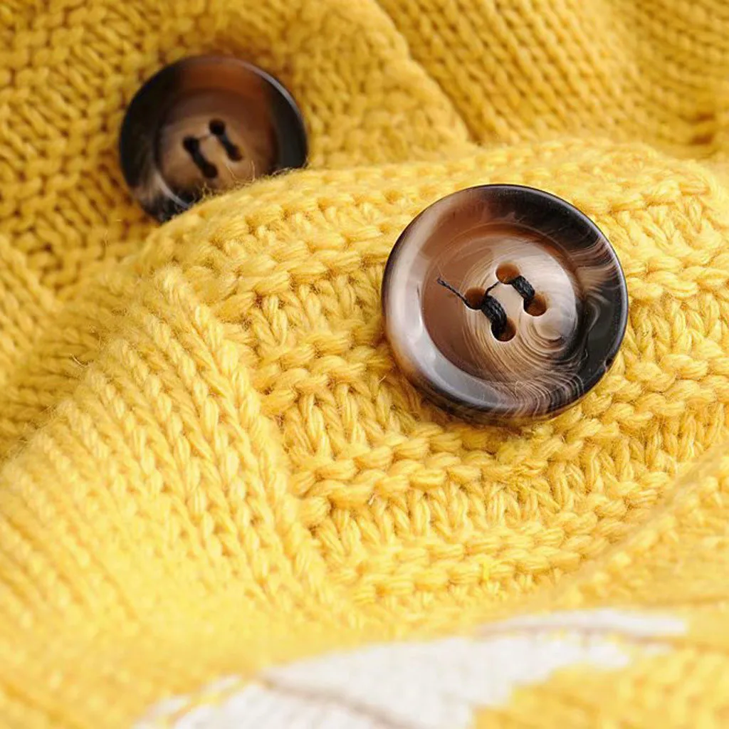 

Women's Winter Knitting Fashion Long Pure-Color Embroidery Cardigan Oversized Loose Knitted Sweater Coat Tops