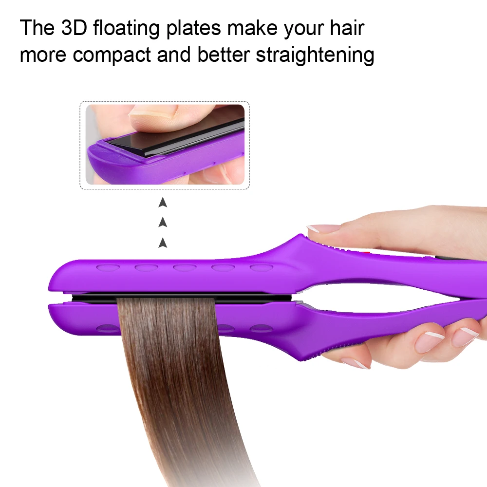 OVONNI Мини Портативный турмалиновый керамический плоский Железный Выпрямитель