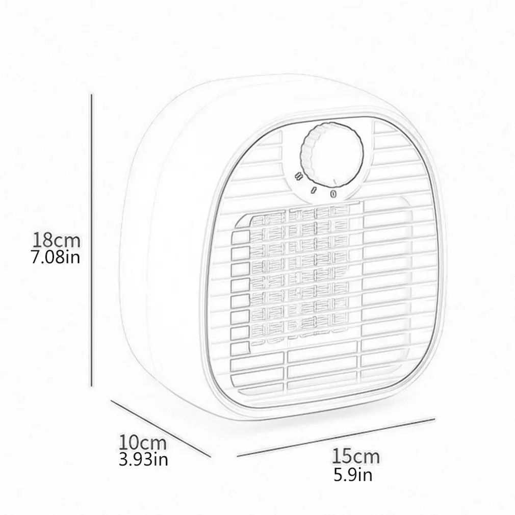 

Portable Electric Heater Desktop Heating Warm Air Fan Home Office Air Heater Bathroom Radiator Warmer Fan Heater