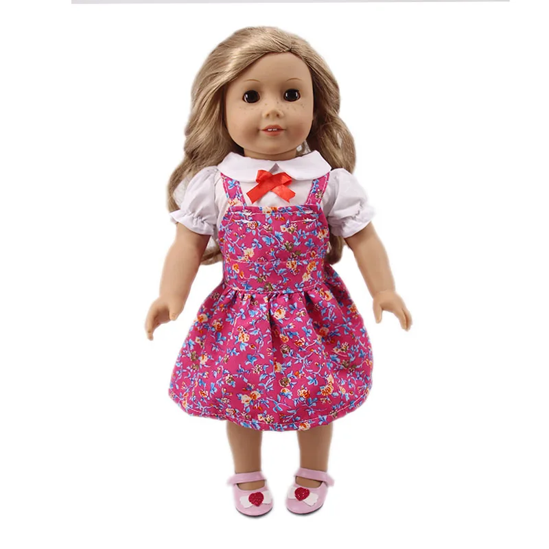 LUCKDOLL 3 стиля кампус стиль Униформа подходит 18 дюймов Американский 43 см детская кукла одежда аксессуары, игрушки для девочек, поколение, день рождения Gif