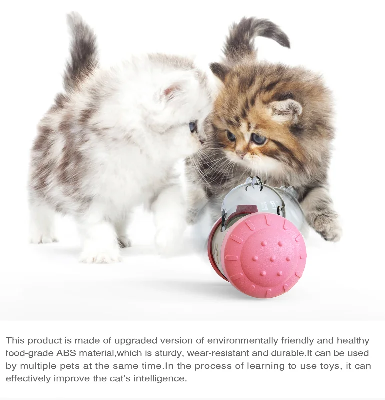 

Cat And Dog Feeder Tumbler Pet Toys Anti-Choking Slow Food Bowl Pet Dog Toys