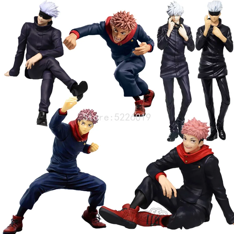 5 стилей Аниме Jujutsu кайсен рисунок Itadori Юдзи фигурку Gojo Satoru Fushiguro Megumi Kugisaki нобаро