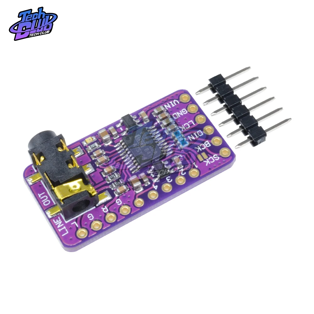 PCM5102A DAC Decoder GY-PCM5102 I2S Player Module For Raspberry Pi pHAT Format Board I2S InterfaceAudio Board syn6288 tts sounds speech synthesis module gb2312 gbk big5 unicode code format text sound module board