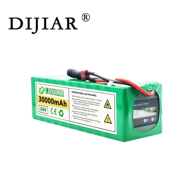 Литиевый аккумулятор DiJiar 36 В 10S4P для электрического велосипеда скутера 500 Вт