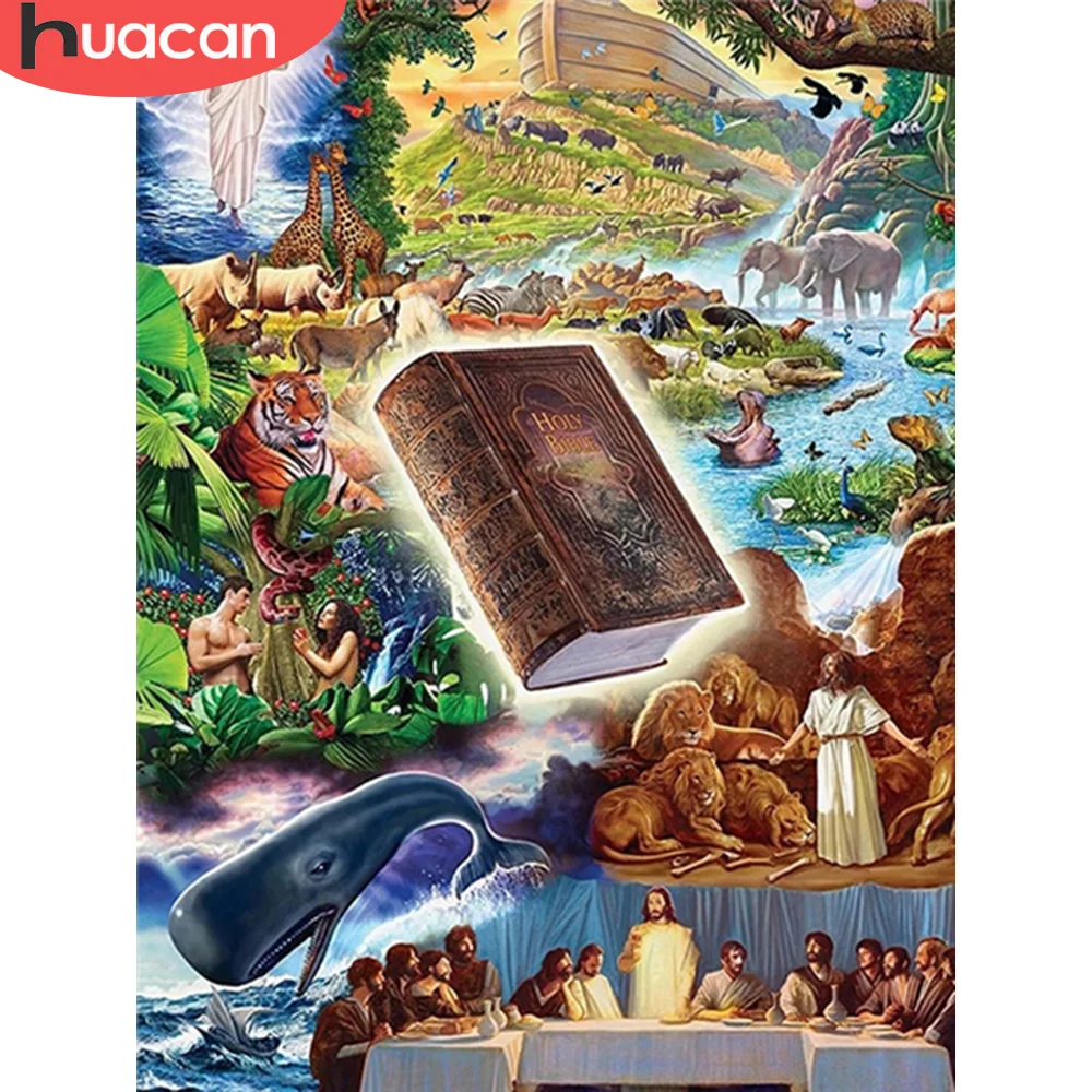 

HUACAN раскраска по номеру тигра наборы картина по номеру Лев животное уникальный подарок DIY рамка Современный рисунок на холсте Ручная роспис...