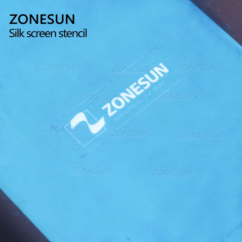 ZONESUN печать на заказ деревянная рама шелкография полиэфирная сетчатая печатная