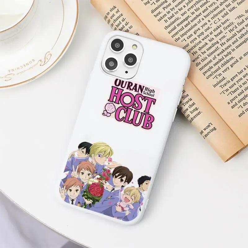 

Oran High School Host Club Phone Case Candy Color for iPhone 6 7 8 11 12 s mini pro X XS XR MAX Plus
