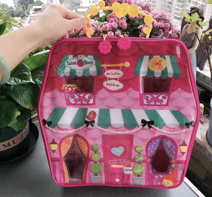 Новые игрушки мини Лалалупси для переноски Чехол дом с 6 шт. набор фигурой куклы