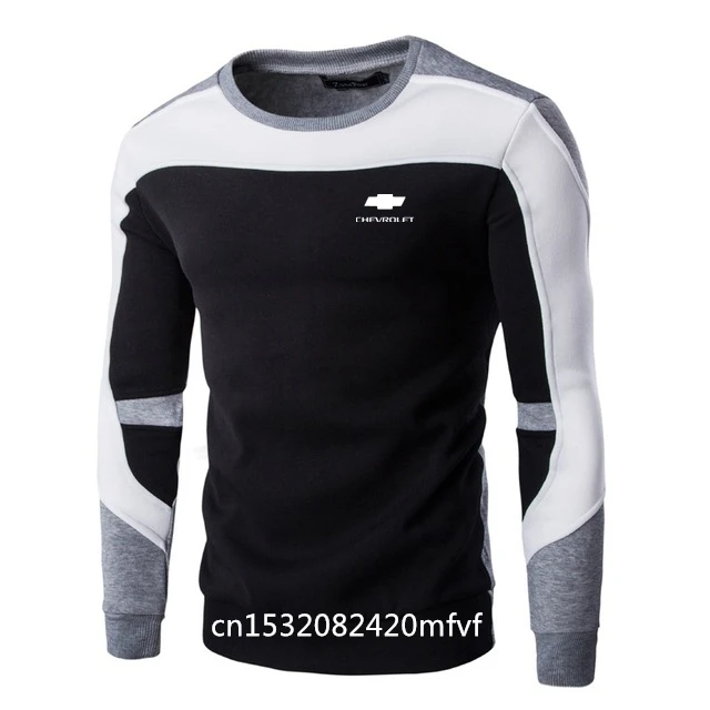 

2021 Top Motorcycle Removable Sleeve Slim Men's Jogging SportWear Men's Casual Sweatshirt for Chevrolet Printed Hoodie vy