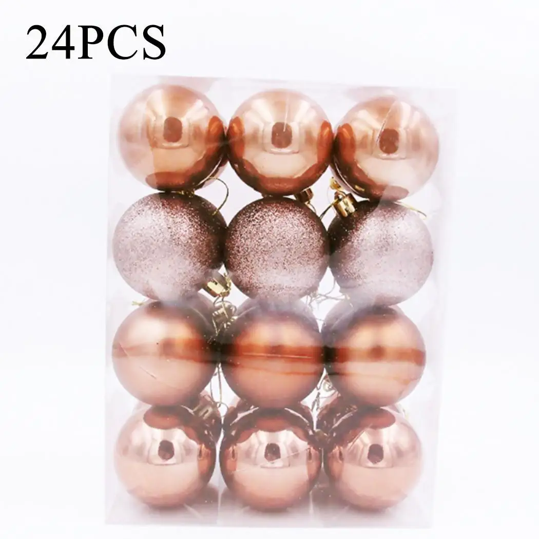 24 шт. Рождественский шар подвесная подвеска на елку