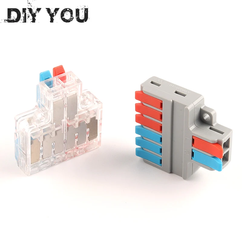 Электрический проводной соединитель 1 в 2/3 Out SPL Универсальный кабель Клеммная