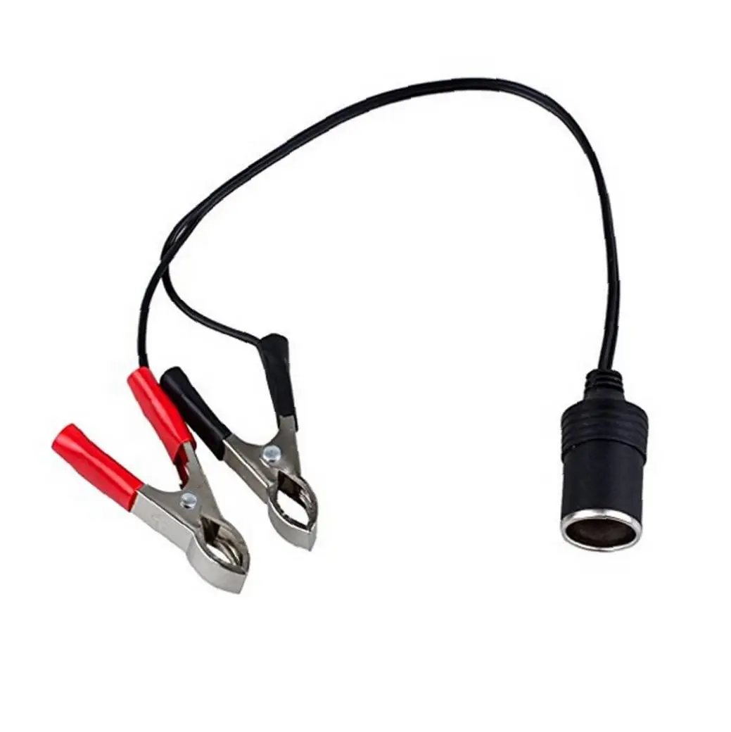 Зажимная розетка для автомобильного прикуривателя 12 вольт зажим клеммы