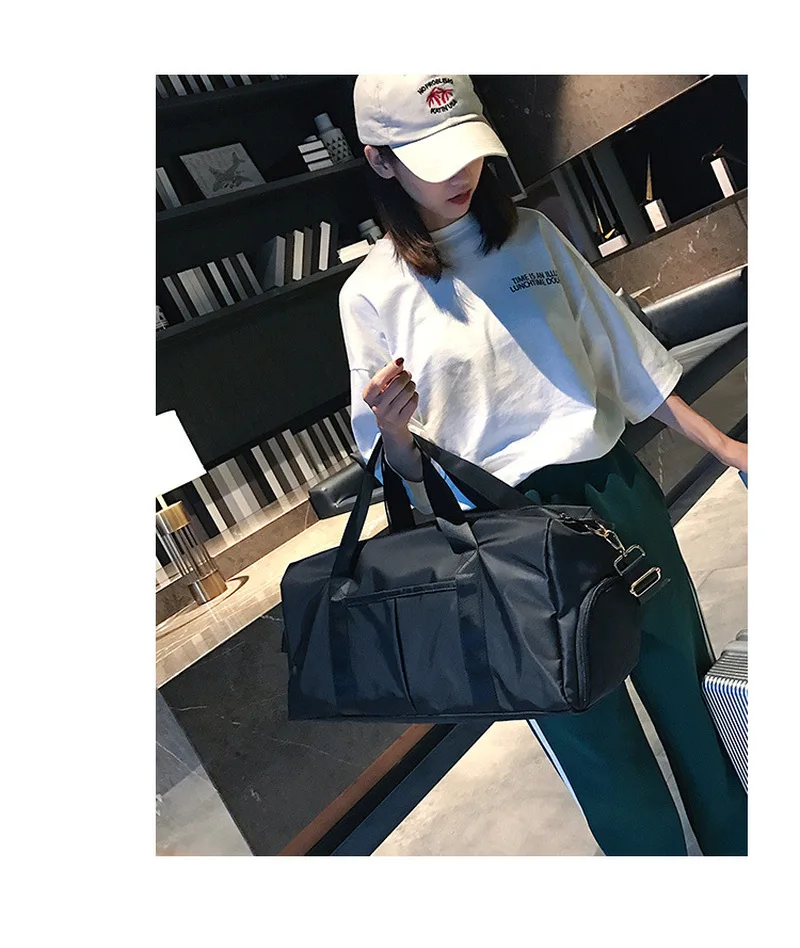 

Wet and Dry Separation Fitness Bag Travel Bag Women's Bag Sports Bag Out of The Bag To Carry A Short Training Bag Shoe Organizer