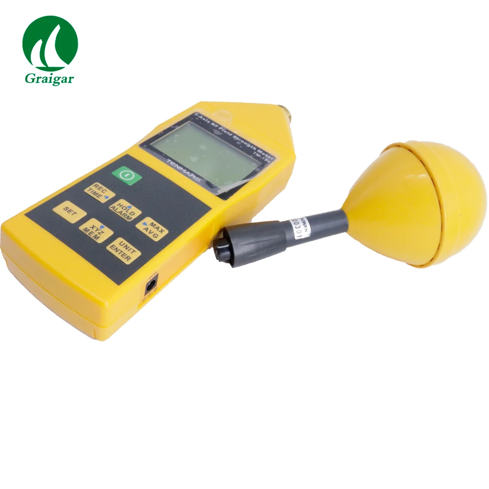 

TENMARS TM-196 EMF Meter High Frequency (RF) Electromagnetic Wave Field Strength Tester
